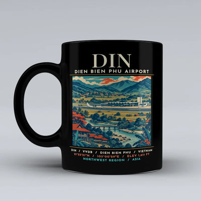 DIN - Poster - Mug - Black