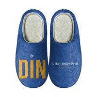 Thumbnail for Dien Bien Phu Airport (DIN) Slippers & Flip Flops - Slippers - Cotton - Code - Different - Blue