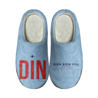 Thumbnail for Dien Bien Phu Airport (DIN) Slippers & Flip Flops - Slippers - Cotton - Code - Different - Light Blue