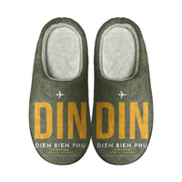 Thumbnail for Dien Bien Phu Airport (DIN) Slippers & Flip Flops - Slippers - Cotton - Code - Same - Green Army