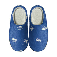 Thumbnail for Dien Bien Phu Airport (DIN) Slippers & Flip Flops - Slippers - Cotton - Pattern - Blue