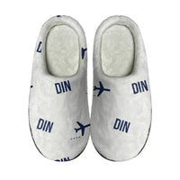 Thumbnail for Dien Bien Phu Airport (DIN) Slippers & Flip Flops - Slippers - Cotton - Pattern - White