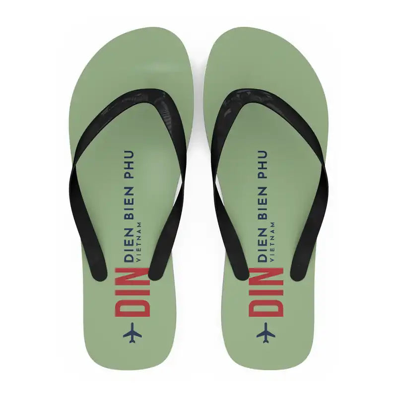 Dien Bien Phu Airport (DIN) Slippers & Flip Flops - Slippers - Flip Flops - Code - Light Green
