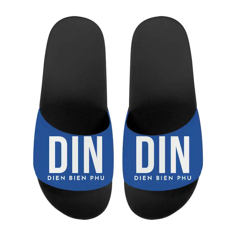 Dien Bien Phu Airport (DIN) Slippers & Flip Flops - Slippers - Sport - Code - Blue