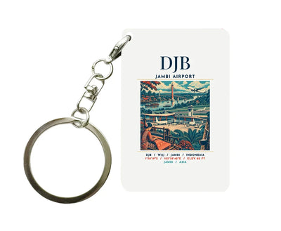 DJB - Poster - Key Chain - White