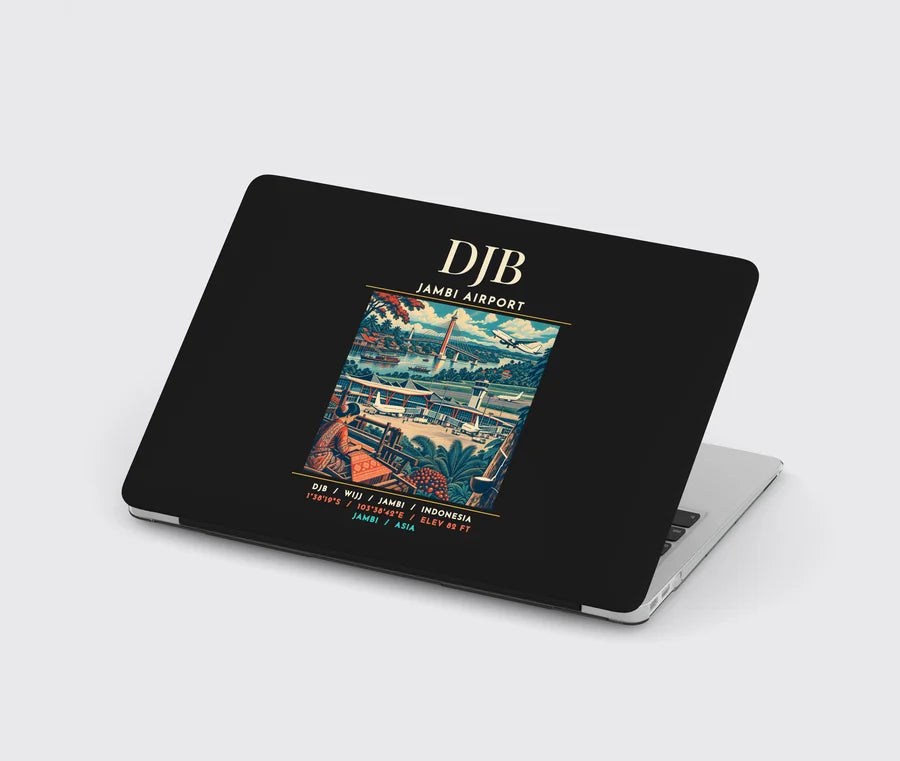 DJB - Poster - MacBook Case - Black