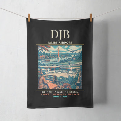 DJB - Poster - Towel - Black