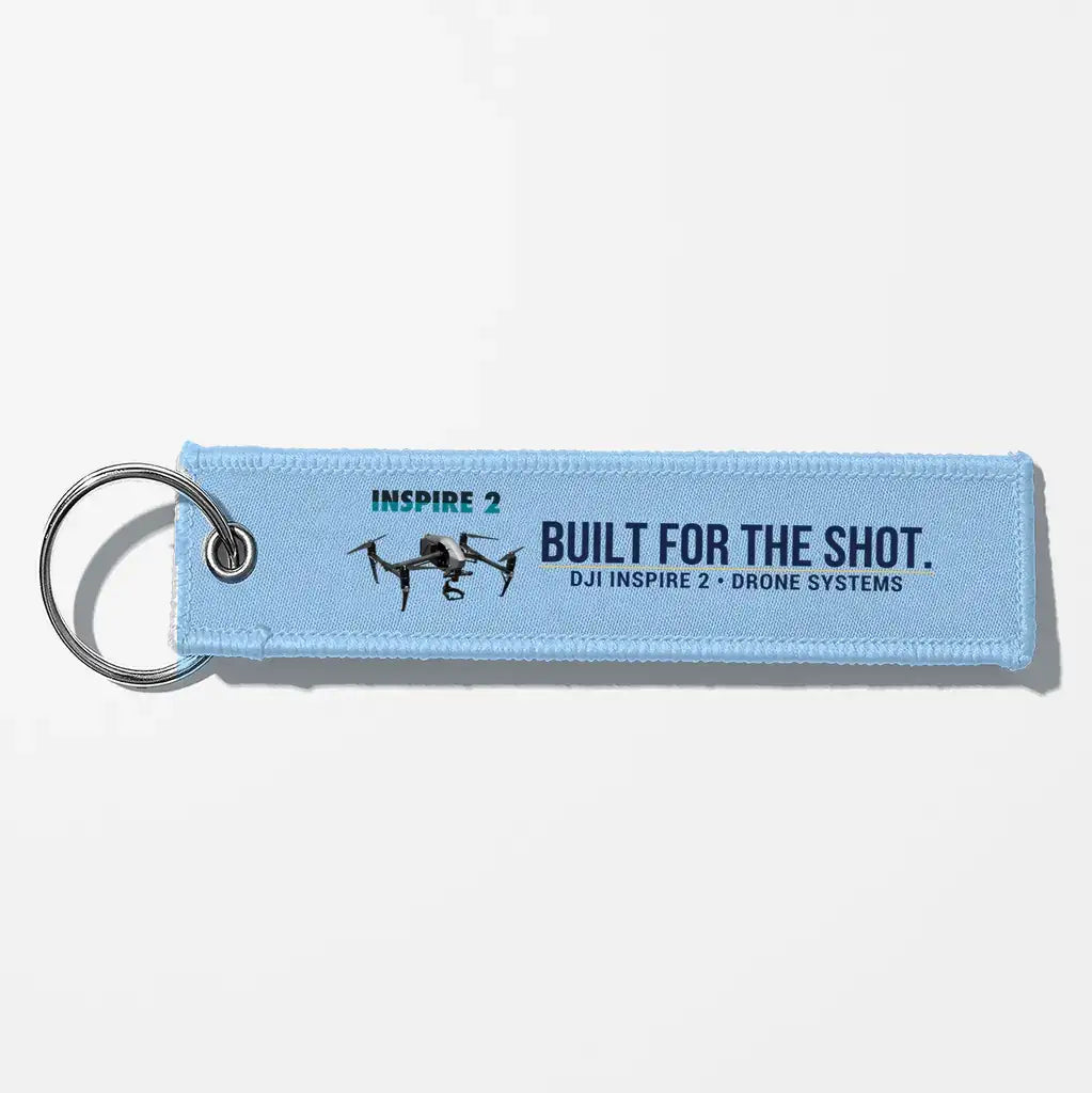 DJI Inspire 2 Drone Aviator Key Chains - Light Blue