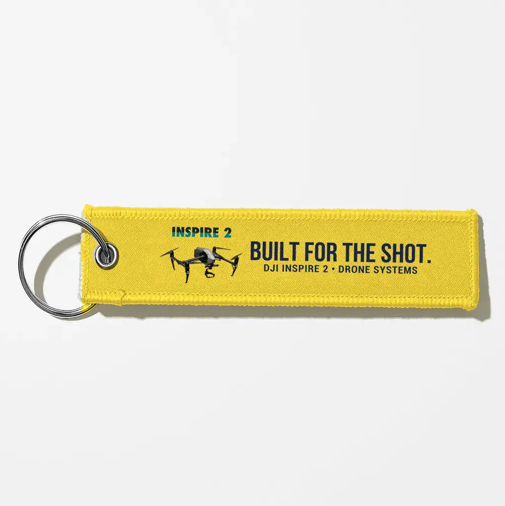 DJI Inspire 2 Drone Aviator Key Chains - Yellow