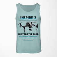 Thumbnail for DJI Inspire 2 design on light green tank top