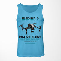 Thumbnail for DJI Inspire 2 design on sky blue tank top