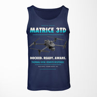 Thumbnail for DJI Matrice 3TD design on dark blue tank top