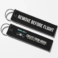 Thumbnail for DJI Mavic Air 2 Drone Aviator Key Chains - Black - Remove Before Flight
