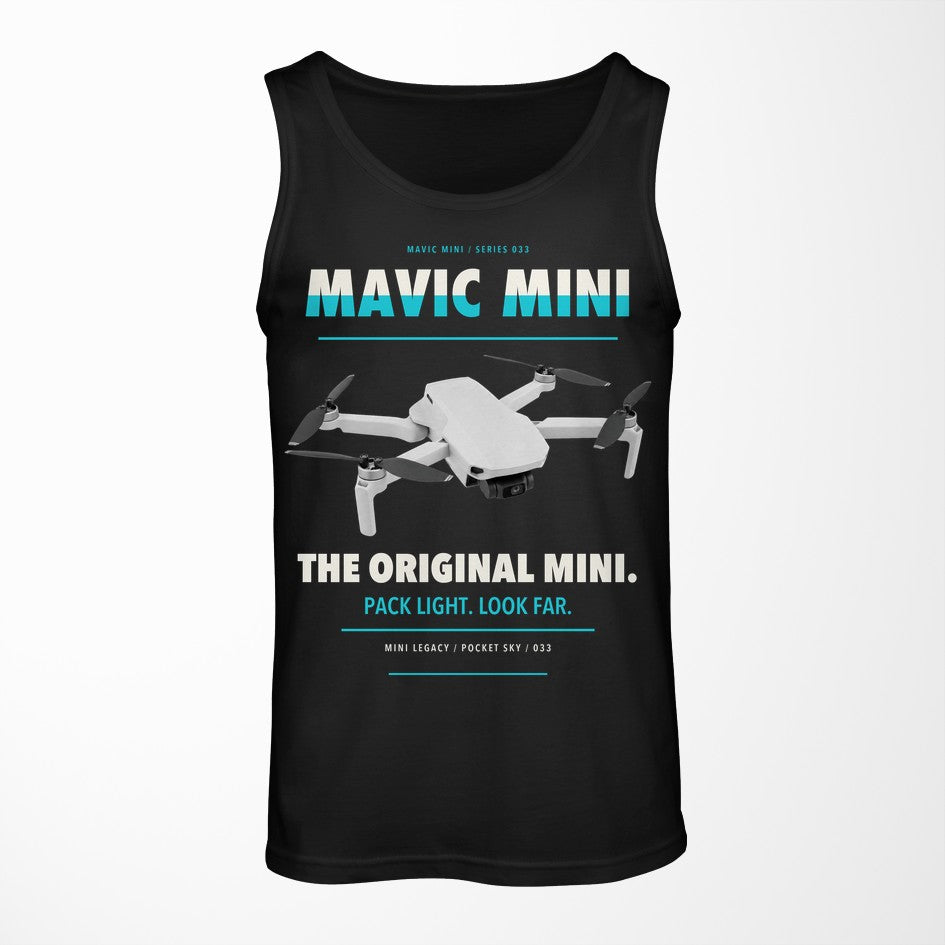 DJI Mavic Mini design on black tank top