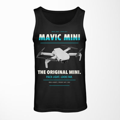 DJI Mavic Mini design on black tank top