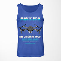 Thumbnail for DJI Mavic Pro design on blue tank top