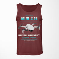 Thumbnail for DJI Mini 2 SE design on dark red tank top