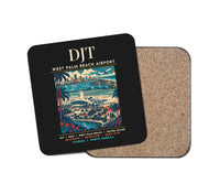 Thumbnail for DJT - Poster - Coaster - Black