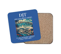 Thumbnail for DJT - Poster - Coaster - Blue