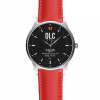 Thumbnail for Dalian Zhoushuizi International Airport (DLC) Aviator Watches - Classic - Black - Leather Strap - Red Leather Strap
