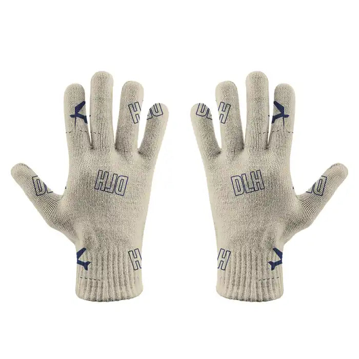Duluth International Airport (DLH) Gloves - Gloves - Full - Pattern - Beige