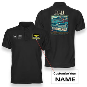 Duluth International Airport (DLH) Premium Polo T-Shirts