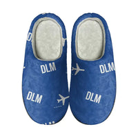 Thumbnail for Dalaman Airport (DLM) Slippers & Flip Flops - Slippers - Cotton - Pattern - Blue