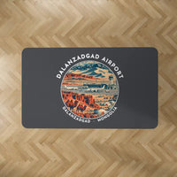 Thumbnail for Dalanzadgad Airport (DLZ) Carpets - Carpet Rectangle - Badge - Dark Gray V2