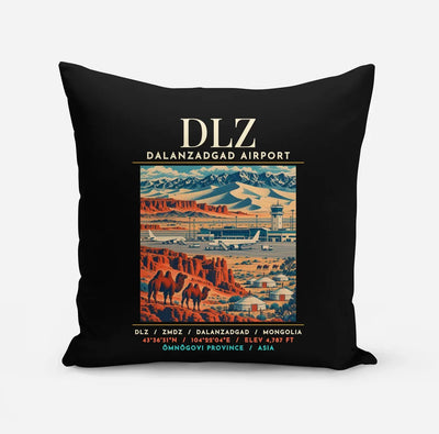 DLZ - Poster - Pillow - Black