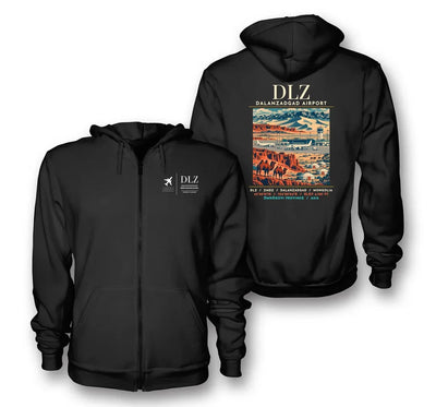 DLZ - Poster - Zipped Hoodie - Black