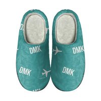 Thumbnail for Don Mueang International Airport Bangkok (DMK) Slippers & Flip Flops - Slippers - Cotton - Pattern - Turquoise
