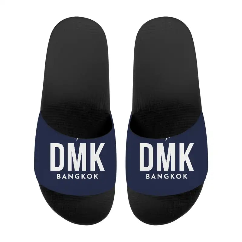 Don Mueang International Airport Bangkok (DMK) Slippers & Flip Flops - Slippers - Sport - Code - Navy Blue