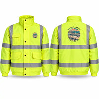 Thumbnail for King Fahd International Airport (DMM) Reflective Winter Jackets - Badge - Fluorescent Yellow