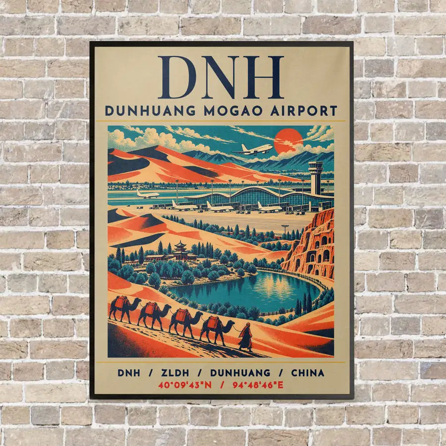 DNH - Poster - Canvas Framed - Beige