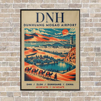 Thumbnail for DNH - Poster - Canvas Framed - Beige