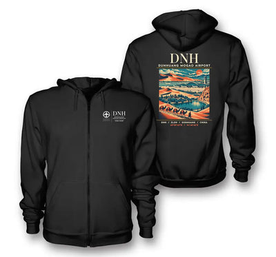 DNH - Poster - Zipped Hoodie - Black
