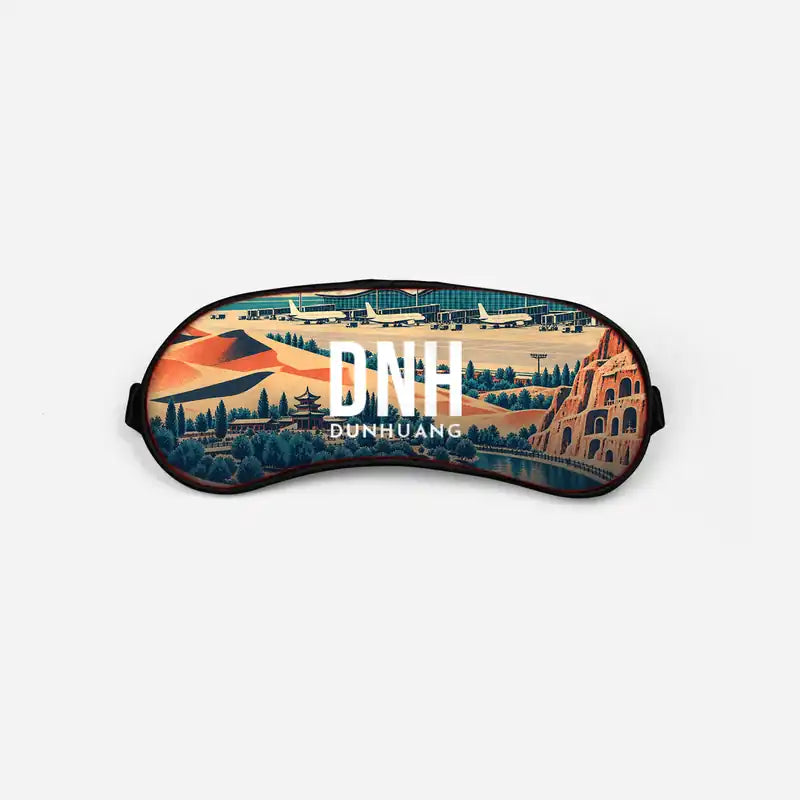 Dunhuang Mogao International Airport (DNH) Sleep Masks - Sleep Mask - Scene
