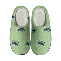 Thumbnail for Dunhuang Mogao International Airport (DNH) Slippers & Flip Flops - Slippers - Cotton - Pattern - Light Green