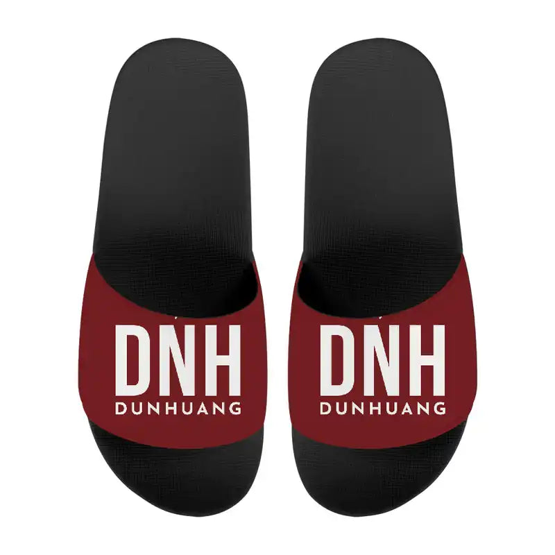 Dunhuang Mogao International Airport (DNH) Slippers & Flip Flops - Slippers - Sport - Code - Dark Red