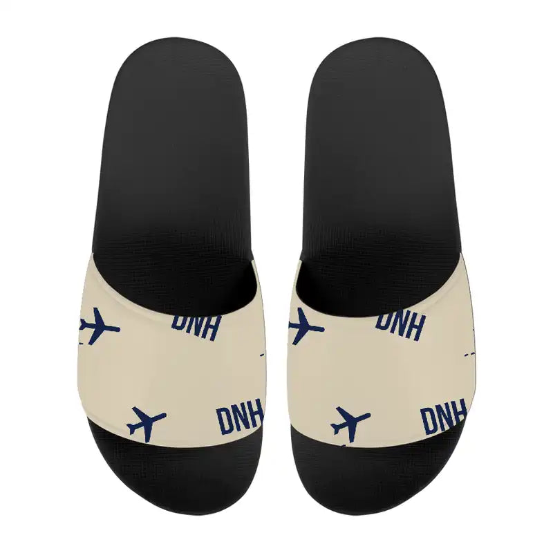 Dunhuang Mogao International Airport (DNH) Slippers & Flip Flops - Slippers - Sport - Pattern - Beige