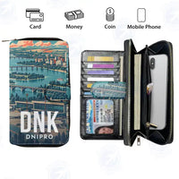 Thumbnail for Dnipropetrovsk International Airport (DNK) Leather Wallets - Zip Long Wallet - Scene