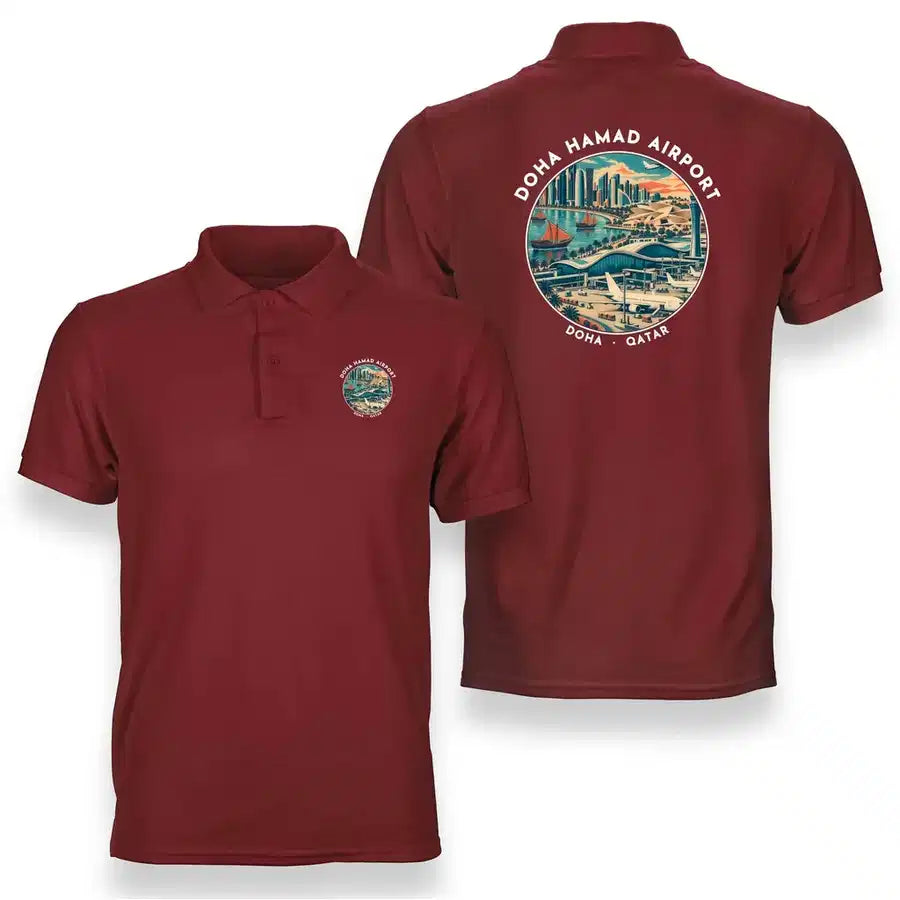 DOH - Badge - Double-Side Polo - Red