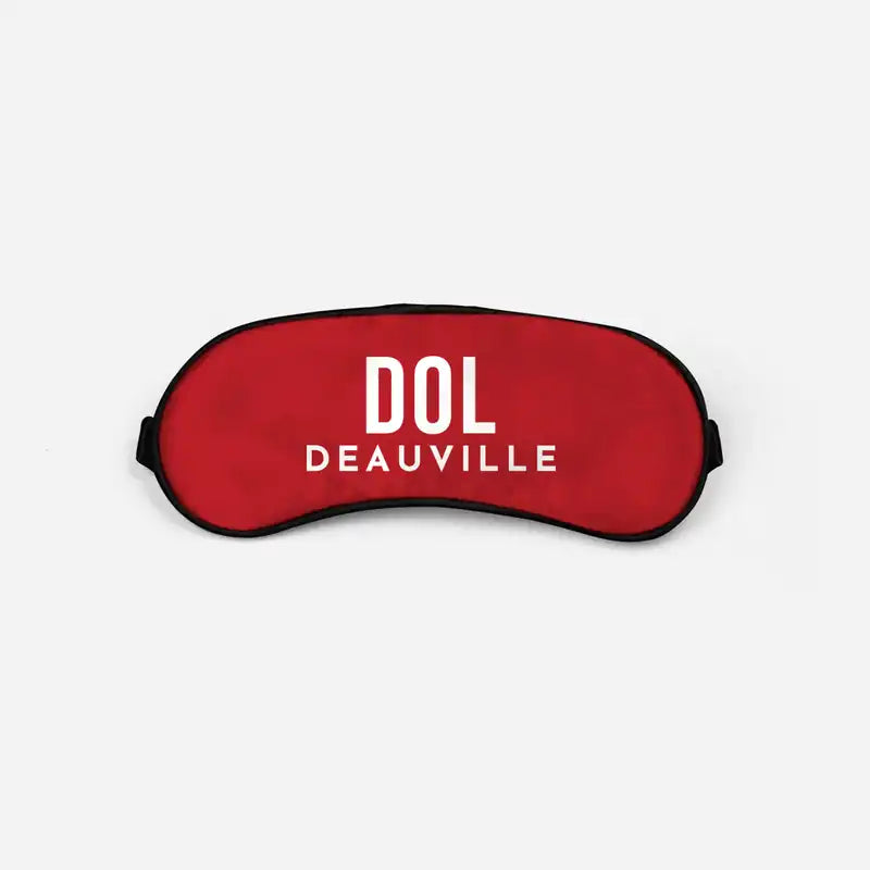 Deauville – Normandie Airport (DOL) Sleep Masks - Sleep Mask - Code - Red