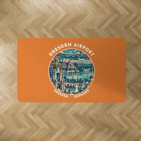 Thumbnail for Dresden Airport (DRS) Carpets - Carpet Rectangle - Badge - Orange V2
