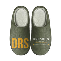 Thumbnail for Dresden Airport (DRS) Slippers & Flip Flops - Slippers - Cotton - Code - Different - Green Army
