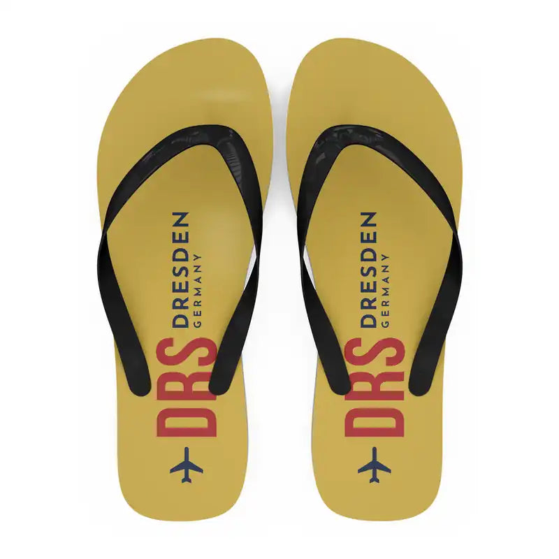 Dresden Airport (DRS) Slippers & Flip Flops - Slippers - Flip Flops - Code - Yellow