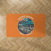 Thumbnail for Darwin International Airport (DRW) Carpets - Carpet Rectangle - Badge - Orange V2