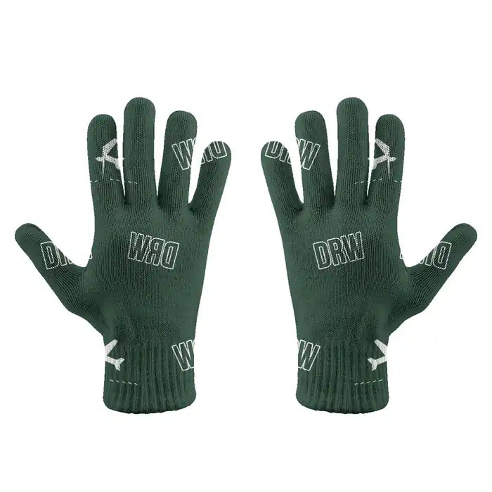Darwin International Airport (DRW) Gloves - Gloves - Full - Pattern - Dark Green