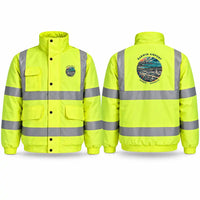 Thumbnail for Darwin International Airport (DRW) Reflective Winter Jackets - Badge - Fluorescent Yellow