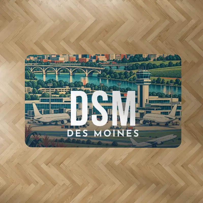 Des Moines International Airport (DSM) Carpets - Carpet Rectangle - Scene V2